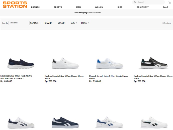Toko Sepatu Online Sports Station